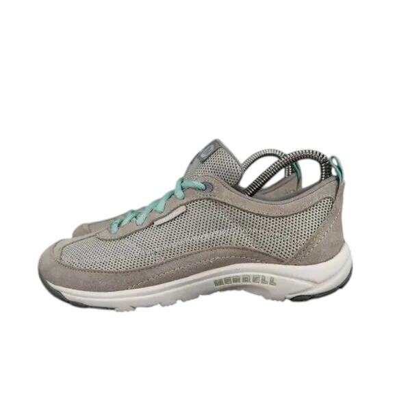 Merrell Shoes Womens 6 Athletic Trainers Walking Active Comfort Casual Grey Blue - Picture 3 of 12
